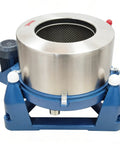 Industrial Centrifuge Dryer Machine For Solid Liquid Separation And Heavy-Duty Dehydration Featuring Built-Tough Stainless Drum and Zero-Wobble Cast Base for Biomass Oil Extraction. 220 Volt.
