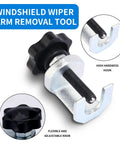 Car Wiper Arm Removal Tool And Battery Terminal Puller with high hardness hook and adjustable knob for auto maintenance.