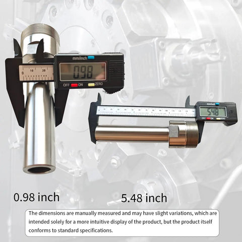 C25-ER32 Collet Chuck With Straight Shank For Milling And CNC, 25mm Shank Diameter, 100mm Long, ER32 Collet Chuck with ruler