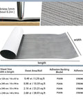 Grippy Non Slip EVA Boat Floor Decking Self Adhesive Mat showing thickness, size options, and adhesion details