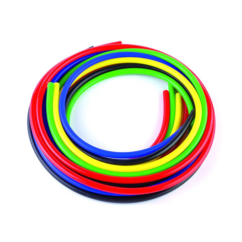 Premium Heavy Duty Vacuum Line Kit For Ford F-150 Trucks From 92 To 96 With 305 Windsor And 351W Engines Perfect Fix For Cracked Hoses To Get Your Ride Running Smooth Again Without The Hassle. multicolor vacuum hoses coiled on white