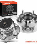 Two Pack Rear Wheel Bearing And Hub Assembly With Five Lug For Mazda CX5 2013 Through 2020 And Mazda 6 2014 Through 2020 Direct Fit FWD