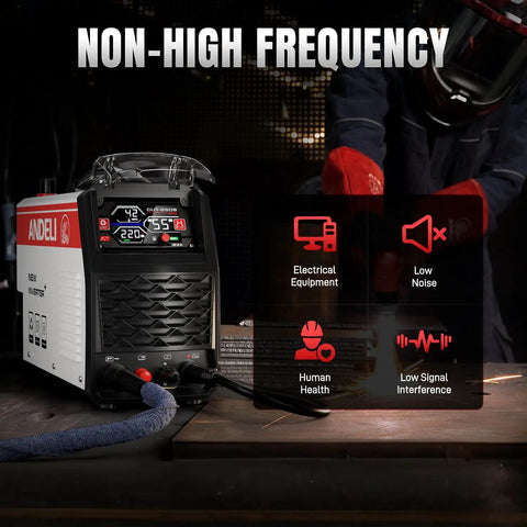 Plasma Cutter 55A Non HF Non Touch Pilot Arc 4 In 1 Plate Grid Cutting Gouging Marking 1 Inch Max Cut 110 220V IGBT Inverter