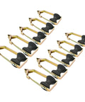 10 Pcs Universal Cable Roller Kit 3 Inch Diameter For Fiber Optic And Aerial Cables, Steel And Plastic Construction With Zinc Plated Colored Zinc Finish, Heavy Duty Cable Support Tool For Smooth Gliding displayed in a grid layout.