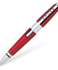 Red Selectip Gel Rollerball Pen With Black Ink Capless Slide Open Design Sleek Metal And Resin Body Ergonomic Grip