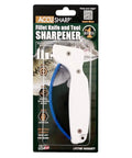 Handheld Tungsten Carbide Knife Sharpener Gets Dull Kitchen Blades Straight Back To Dang Sharp Shape In Seconds Quick Multi Purpose Edge Rebuilder For Serrated And Standard Cutlery Gear in packaging.