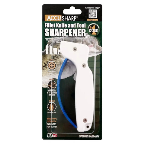 Handheld Tungsten Carbide Knife Sharpener Gets Dull Kitchen Blades Straight Back To Dang Sharp Shape In Seconds Quick Multi Purpose Edge Rebuilder For Serrated And Standard Cutlery Gear in packaging.