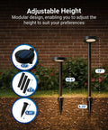 Two Watt Solar LED Pathway Light For Outdoor Walkways And Gardens 120 Lumen Lit Ambient Glow 2700K Soft White Dimmable