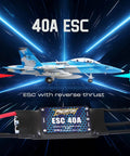 40A ESC with reverse thrust for 64mm F18 Hornet EDF RC Jet Fighter Aircraft PNP No Transmitter Batteries And Charger