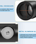 1.25 Inch All Metal Collimating Cheshire Eyepiece Without Laser For Newtonian Reflector Telescopes showing steel crosshairs
