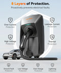 Beefy Level 2 EV Charger 48 Amp J1772 With NEMA 14-50 Plug, 8 protective layers, car charging, high voltage and ground fault protection