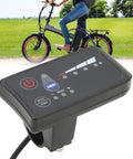 Real Time Bike Power Meter With LED Display And 5 Pin Interface, ABS Weatherproof Housing, displayed in grassy outdoor setting