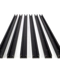 Pro Grade 48 Inch Universal T Track For Woodworking Double Cut Jig Profile With Predrilled Mounting Holes Anodized Aluminum T Track Set