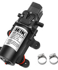 Beefy 12V Diaphragm Water Pump For Sprayers And RVs Self Priming 116 PSI 5 LPM with clamps, ideal for caravans and boats