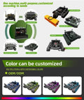 Remote Controlled Lawn Mower For Slopes And Rough Terrain, Heavy Duty Tracked Grass Cutter For Farms, multiple color options
