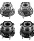 2 Front And 2 Rear Wheel Bearing And Hub Assemblies Set For 2009 To 2013 Forester 2012 To 2013 Impreza 2010 To 2014 Legacy And Outback