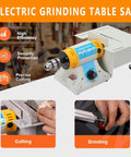 Powerful 750W Jewelry Bench Machine With Adjustable 800 To 10,000 RPM Speeds Ideal For Grinding Polishing Sawing And Drilling Metalworking Tasks For Crafters Who Demand Pro Level Precision Effortlessly on a workbench.