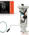 Electric Fuel Pump Assembly With Sending Unit For Ford Expedition 2005 2006 2007 2008 And Lincoln Navigator 2007 2008 5.4L V8 Gas Engine Replace 7L1Z9H307B 8L1Z9H307A displayed with components