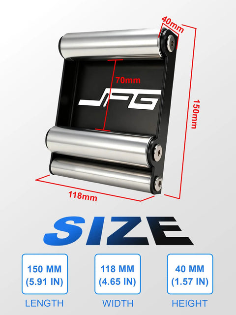 Bike Wheel Cleaning Stand For Most Street Bikes Under 485 Lbs And Tire Width Under 180 mm Paddock Wheel Roller Stand For Tire Cleaning And Chain Lubrication Black, with dimensions 150mm x 118mm x 40mm.