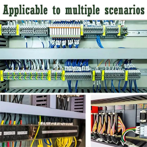 Open Slot Cable Management Raceway Kit with Cover for Under Desk Setup, PVC Wire Duct System to Hide Ethernet and Power Cables in use