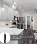 Modern kitchen with focus detail of Invisible Cam Lock Furniture Connectors Kit With Nylon Dowels For Wardrobes And Beds Durable Cold Rolled Steel Fittings