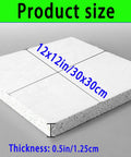 Two Pack 12 By 12 By One Half Inch Drywall Patch Panels For Large Hole Repair Easy Wall Patch Kit product size shown