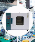 Heavy Duty Lab Drying Oven With Digital Forced Air Convection For Precise Temp Control Up To 300C in a laboratory setting.