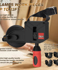 23 Ft Variable Angle Band Clamp For Woodworking, Picture Frames, Barrels And Odd Shaped Pieces, showing nylon strap and handle