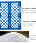 Lightweight Interlocking Plastic Pallets With Breathable Grid Storage Pads For Outdoor Use Spliceable Design 60x70x12cm Tough HDPE Build