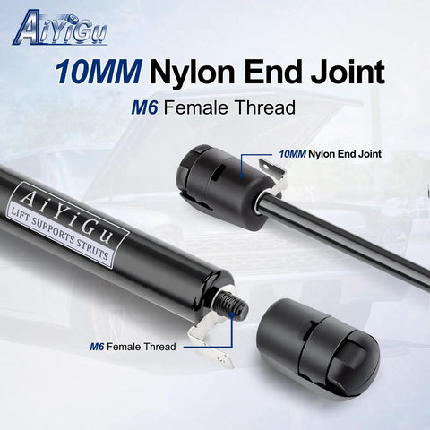 Built Tough Rear Hatch Shock Strut For 2005 2013 Chevrolet Corvette Liftgate 10MM nylon end joint with M6 female thread.