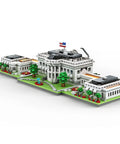 White House Buildable Micro Mini Blocks Set With West Wing And East Wing, 3,000 Pieces, realistic landmark building model.