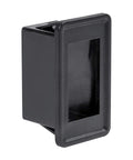 1 Slot Rocker Switch Panel Housing Kit With Industry Standard Fit Heavy Duty Construction Built To Last For A Clean OEM Look And Automotive Mount Rocker Switch Holder, black plastic