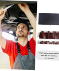 Professional Spline And Star Bit Socket Set Featuring Ergonomic Comfort Handles, mechanic using tools during auto repair.