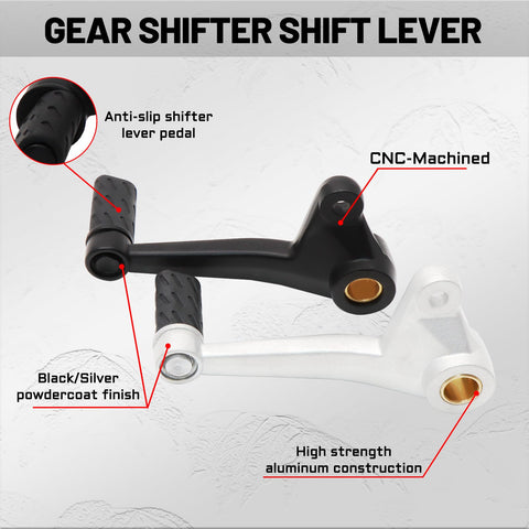Ducati Monster Gear Shift Lever Pedal Replacement For 821 2015 2017 Dark Stripes And 1200 Series 2014 2016 1200 R S 2016 2019 Black Upgrade Built For Smooth Shifting Durable Alloy Easy Install Rider Ready