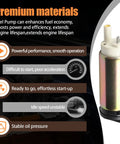Fuel Pump For Mercury Outboard 20HP To 60HP 2002 To 2010 And Honda EFI Outboard Replaces 892267A51 shown with features