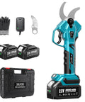 Electric Pruning Shears Cordless 1.8 Inch Cut With Brushless Motor Dual 4Ah Batteries 4 Level Adjustable SK5 Blade