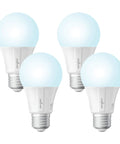 Four Zigbee Smart Light Bulbs With Hub Required Sold Separately, Daylight 60W Equivalent A19 LED, displayed against a white background