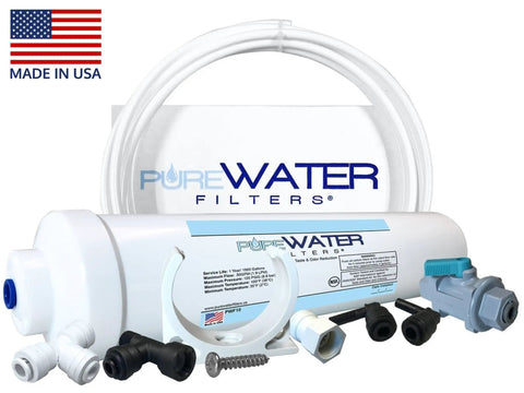Filtered Water Refill Kit For Keurig Home Brewers, DIY Valve System, components and hoses, made in USA