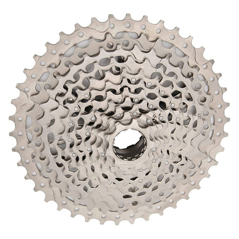 Ultra Light 11 Speed Mountain Bike Cassette Freewheel 9-42T XD Compatible, Lightweight Steel, Durable With Oxidation Resistance, Hollow Design