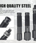 All In One Motorcycle Wheel Bearing Puller Tool Kit For Most Models With 25mm Bearings showing high quality steel rods