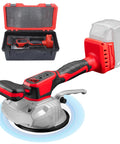 Pro Grade 18V Tile Vibration Tool Handheld With 8 Speed Settings And 25000 RPM, 150W Power, shown with case