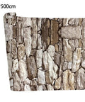 Game Changer Peel And Stick Wallpaper Roll With Lifelike 3D Slate Brick Texture That Makes Walls Pop Smoothly Without Drilling Or Glue 45x500cm.