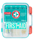 Be Smart Get Prepared First Aid Kit in teal plastic case, 326-piece