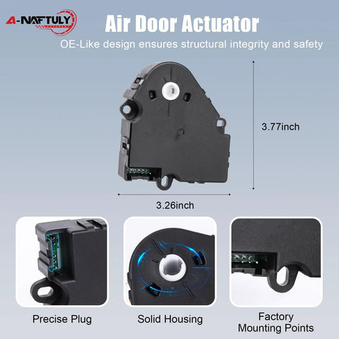 Two Pack HVAC Blend Door Actuators Replacement For Chevy Silverado 1500 2500 Suburban Tahoe GMC Sierra Yukon XL Cadillac