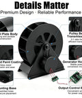 Low Speed Water Turbine Generator For Outdoor Ponds Streams And Rivers, High Efficiency Hydro Power Disc Type Water Wheel