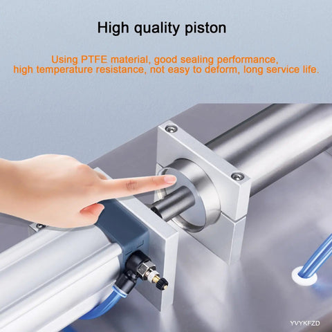 High quality piston of Tough As Nails Pneumatic Bottle Filler highlights durable PTFE material and precision engineering.