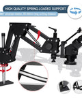 7X-45X Jewelry Stereo Microscope With LED Ring Light And 165 Mm Working Distance, Smooth Zoom For Jewelry Making, Engraving, Gem Inspection, Repair, And Fine Bench Work With 56 LED Illumination spring-loaded arm