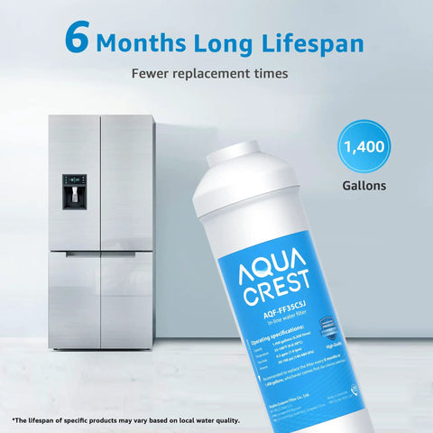 Heavy Duty Inline Water Filter Replacement For Reverse Osmosis Systems No Fuss Swap Nsf Ansi 42 Certified Post Carbon Filter with 1400 gallon capacity