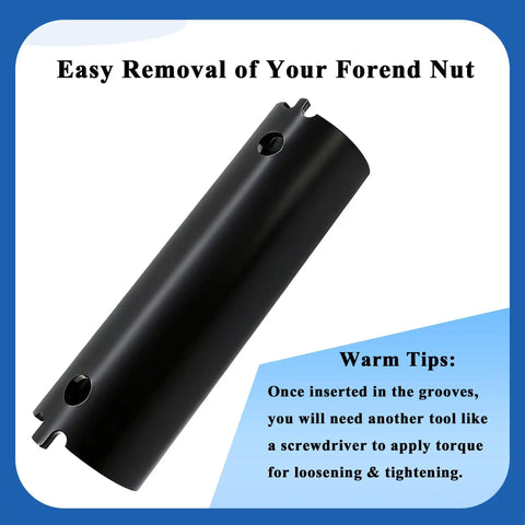 Extra Long Forend Nut Installation And Removal Tool Must Have For Mossberg 500 590 And Remington 870 Shotguns Stainless