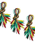 30 Piece Gator Clips Electrical Set With Five Color Crocodile Clips And Dual Ended Jumper Wires Power Test Probes For Circuit Connections.